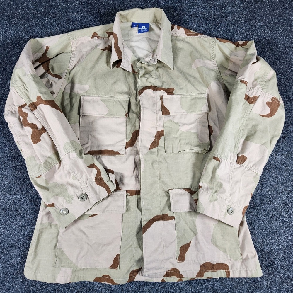 VTG Propper Military Ultra Force‎ BDU Shirt Jacket Desert Camo Men's Size Medium